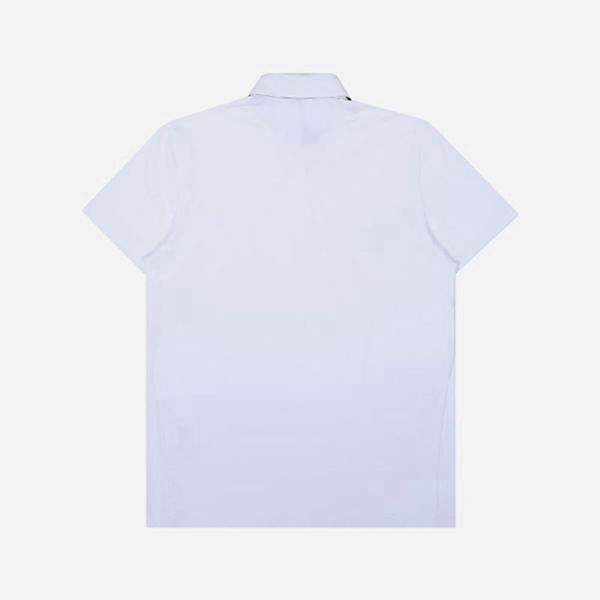 Fila Golf Solid S/S Men's Polo Shirts - White,NZ 971-21708